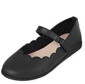 The Children's Place Black Scalloped Dress Shoes. New Without Tags. Size 2